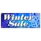 Signmission WINTER SALE BANNER SIGN store clearance signs discount 50% save big B-Winter Sale - alternate 1